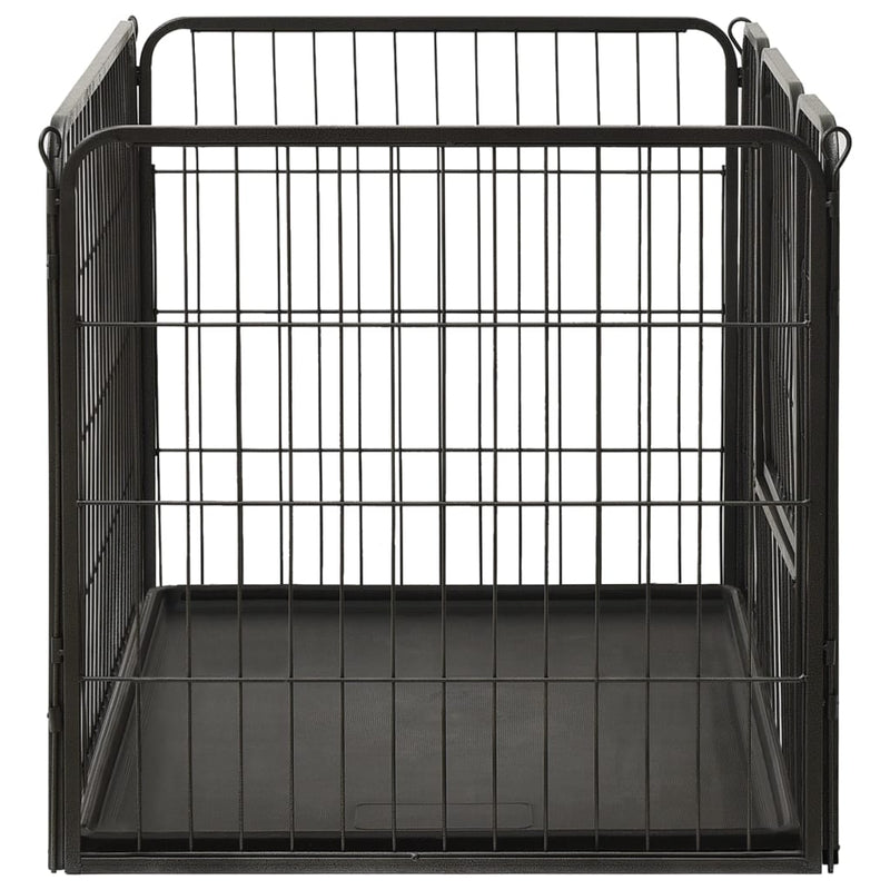 Puppy Playpen Steel 91.5x59x61 cm