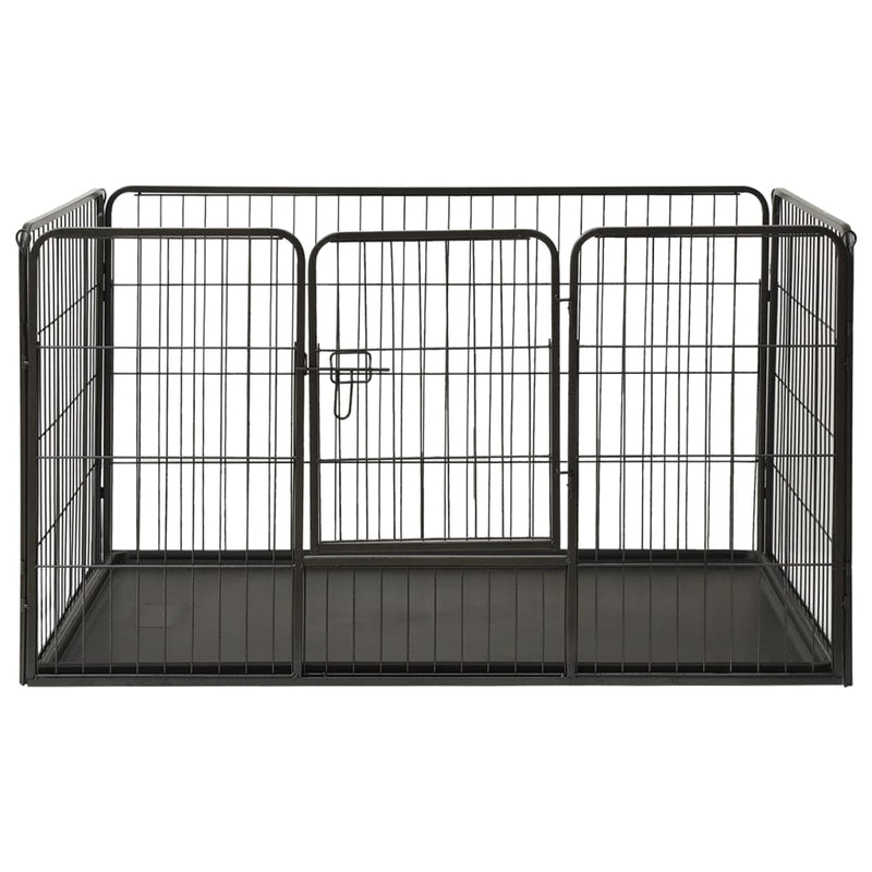 Puppy Playpen Steel 123x77.5x74.5 cm