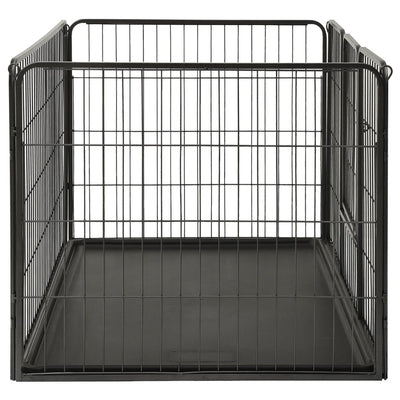 Puppy Playpen Steel 123x77.5x74.5 cm