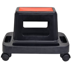 vidaXL Rolling Workshop Stool with Storage 150 kg 2