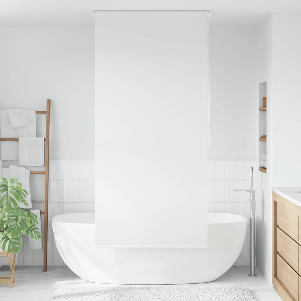 vidaXL Shower Roller Blind 120x240 cm White 1