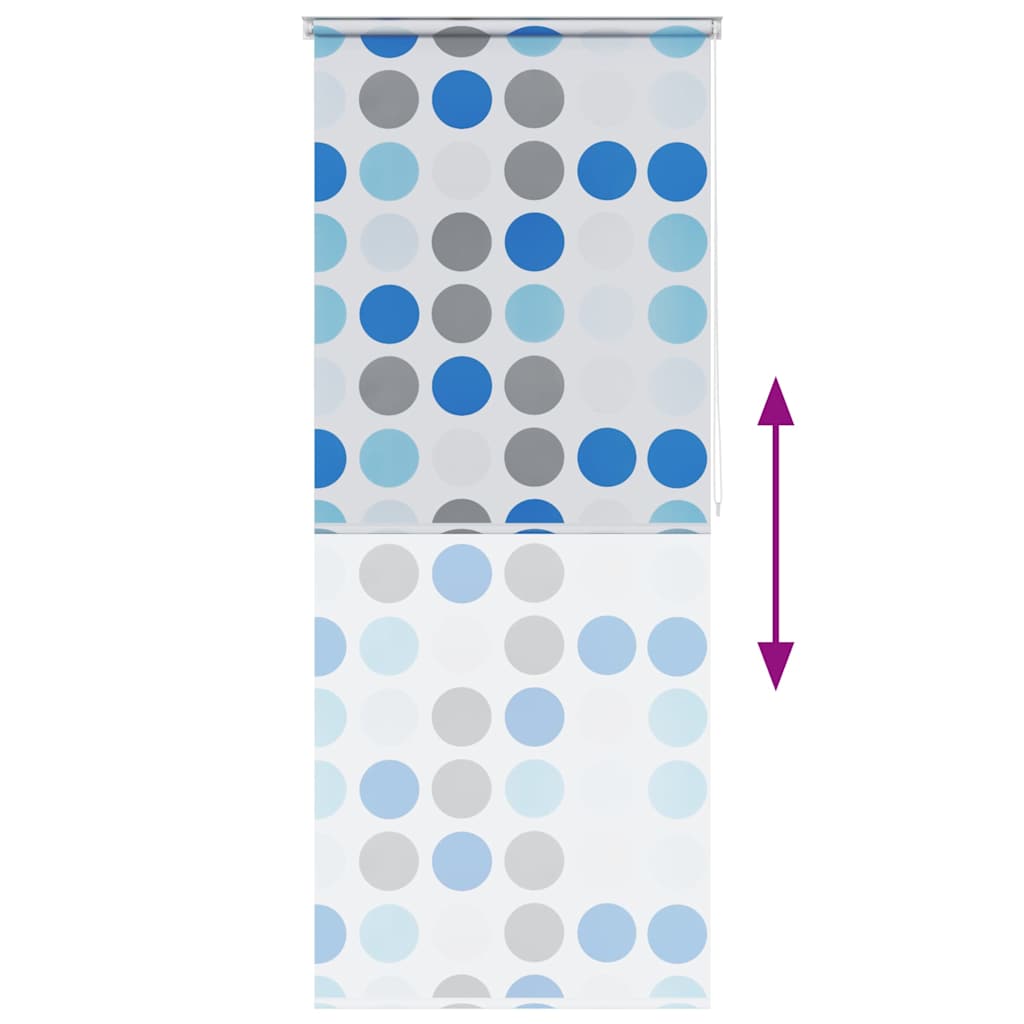 vidaXL Shower Roller Blind 120x240 cm Circle 5
