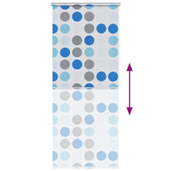 vidaXL Shower Roller Blind 120x240 cm Circle 5
