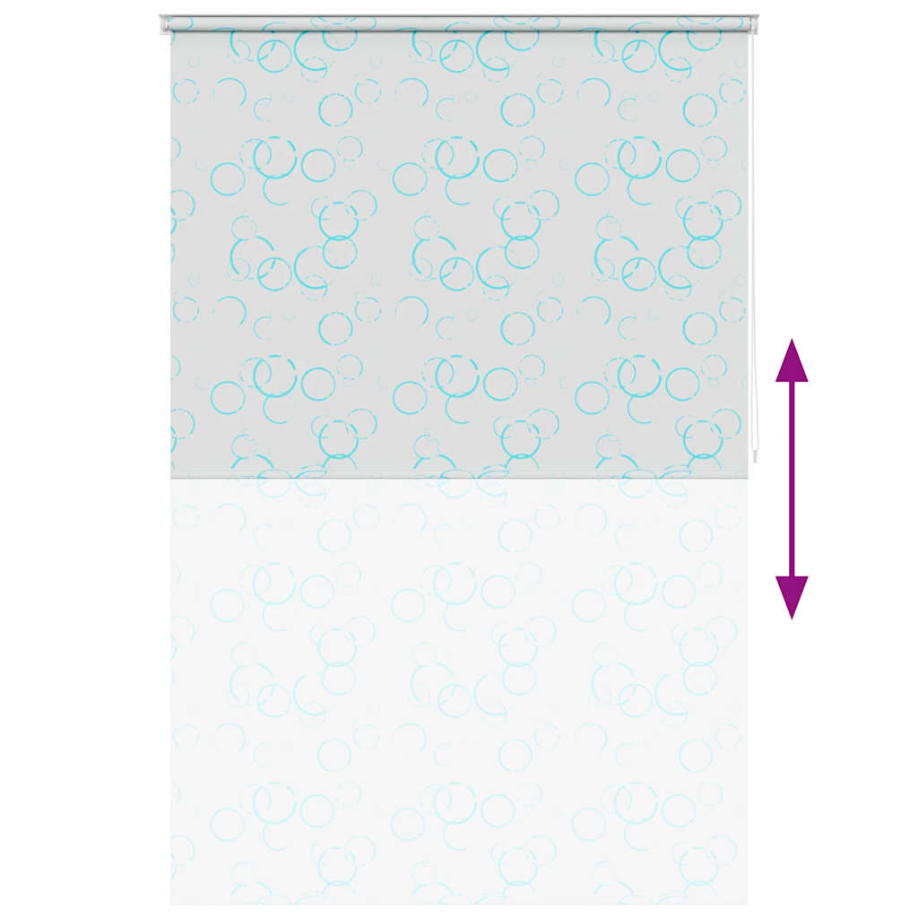 vidaXL Shower Roller Blind 160x240 cm Bubble 5