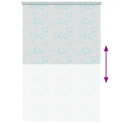 vidaXL Shower Roller Blind 160x240 cm Bubble 5