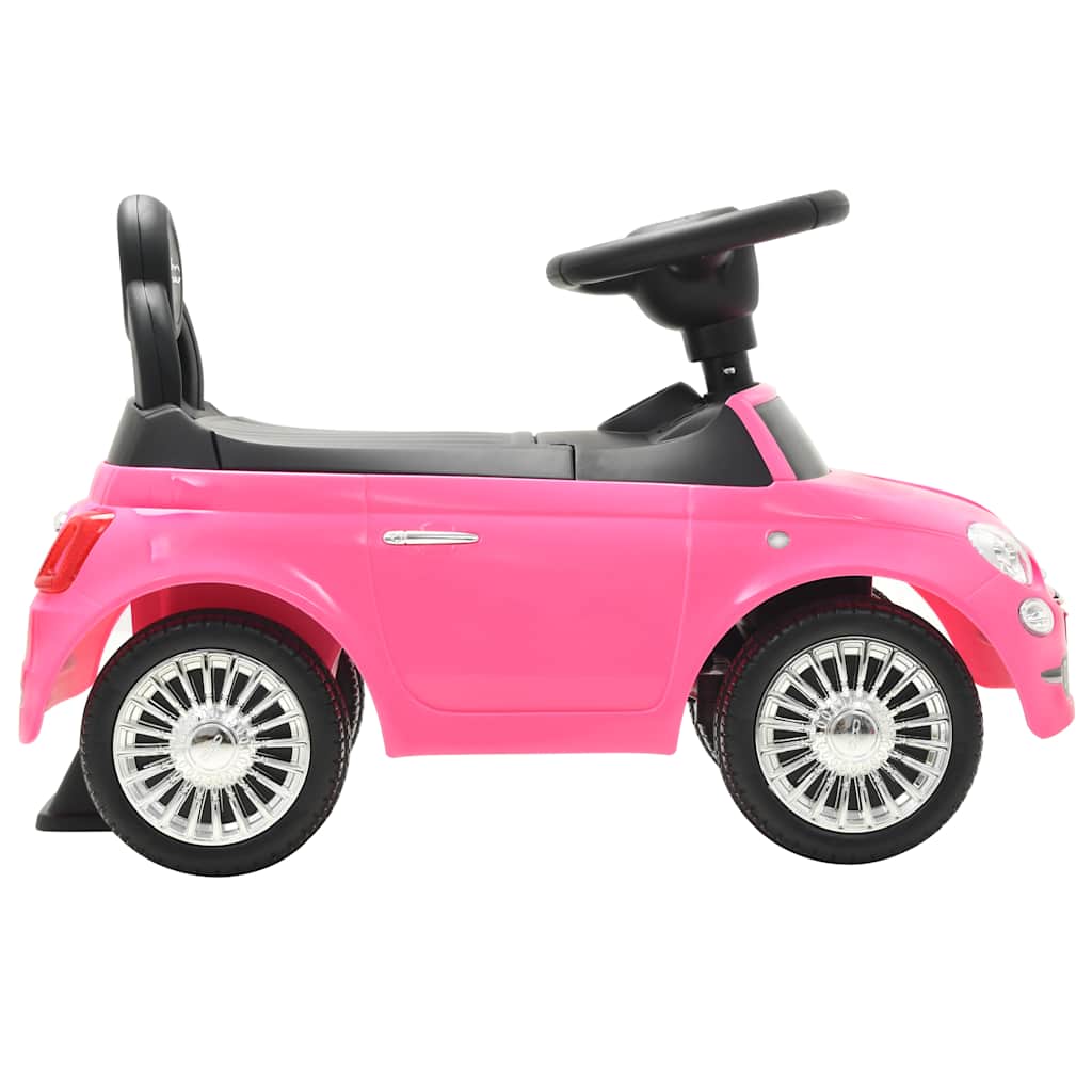 vidaXL Ride-on Car Fiat 500 Pink 5
