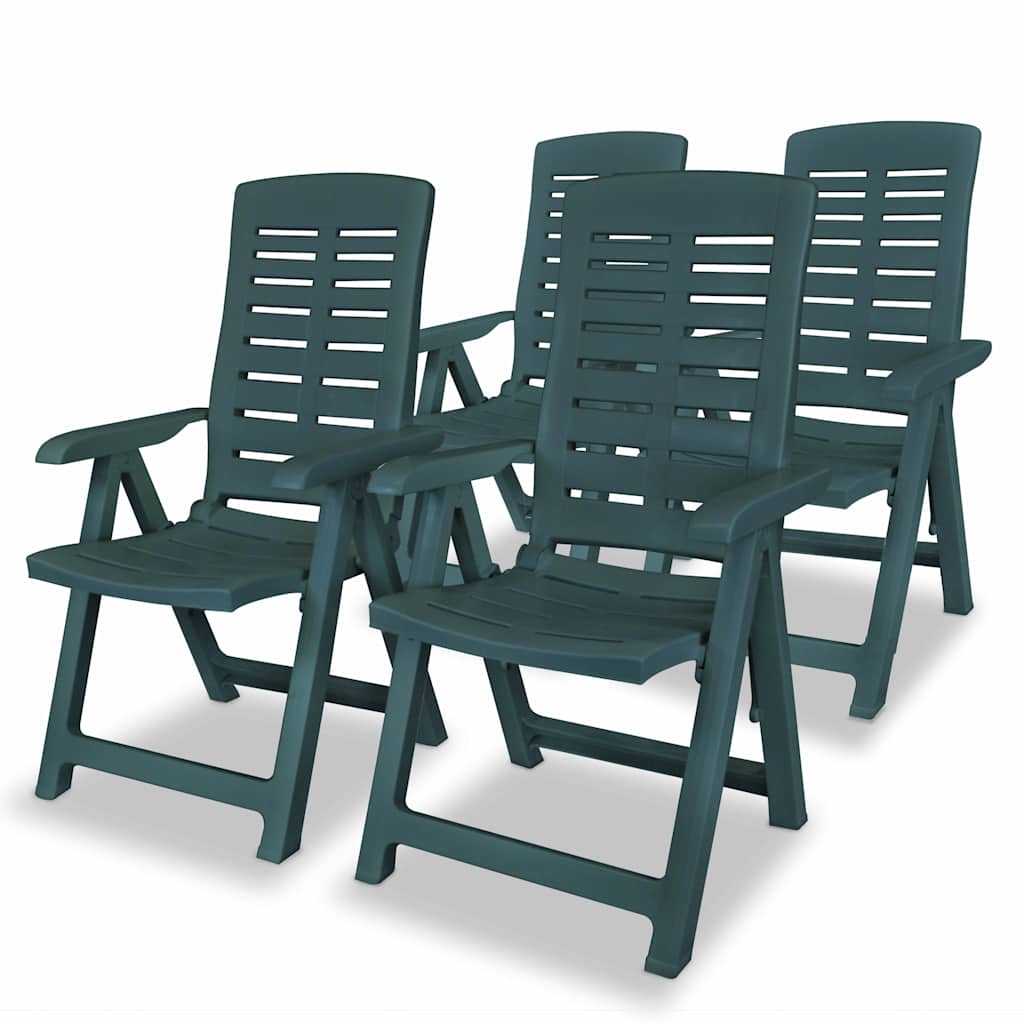 Reclining Folding Chairs Plastic 4