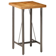 vidaXL Bar Table Solid Reclaimed Teak 60x60x107 cm 1