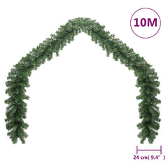 246404 vidaXL Christmas Garland PVC 10 m 6