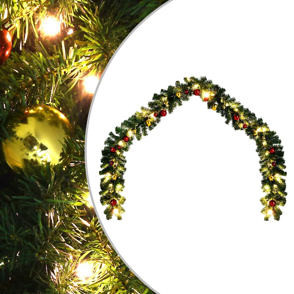vidaXL Christmas Garland PVC