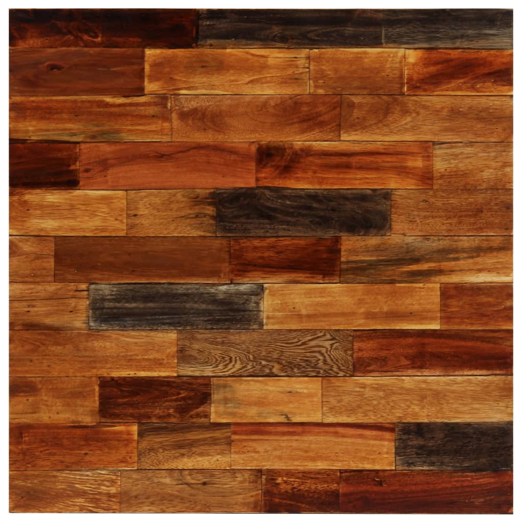 vidaXL Bar Table Solid Reclaimed Wood 70x70x106 cm 2