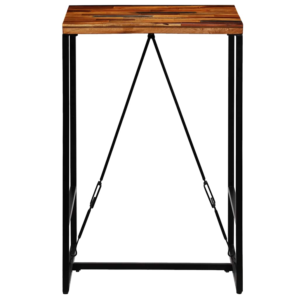 Bar Table Solid Reclaimed Wood 70 cm 70 cm