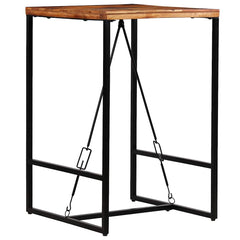 Bar Table Solid Reclaimed Wood 70 cm 70 cm