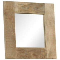 Mirror Solid Mango Wood 50 x 50 cm