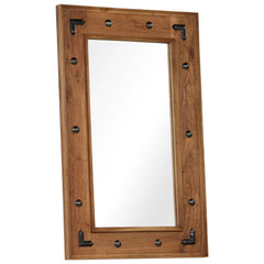 Mirror Solid Acacia Wood 50 x 80 cm