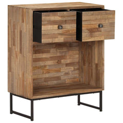 246080 vidaXL Sideboard Reclaimed Teak Wood 60x30x75 cm 3