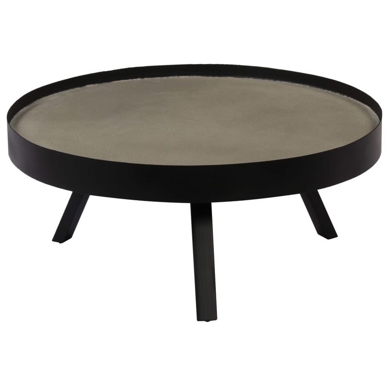 Coffee Table Concrete Top 74x32 cm