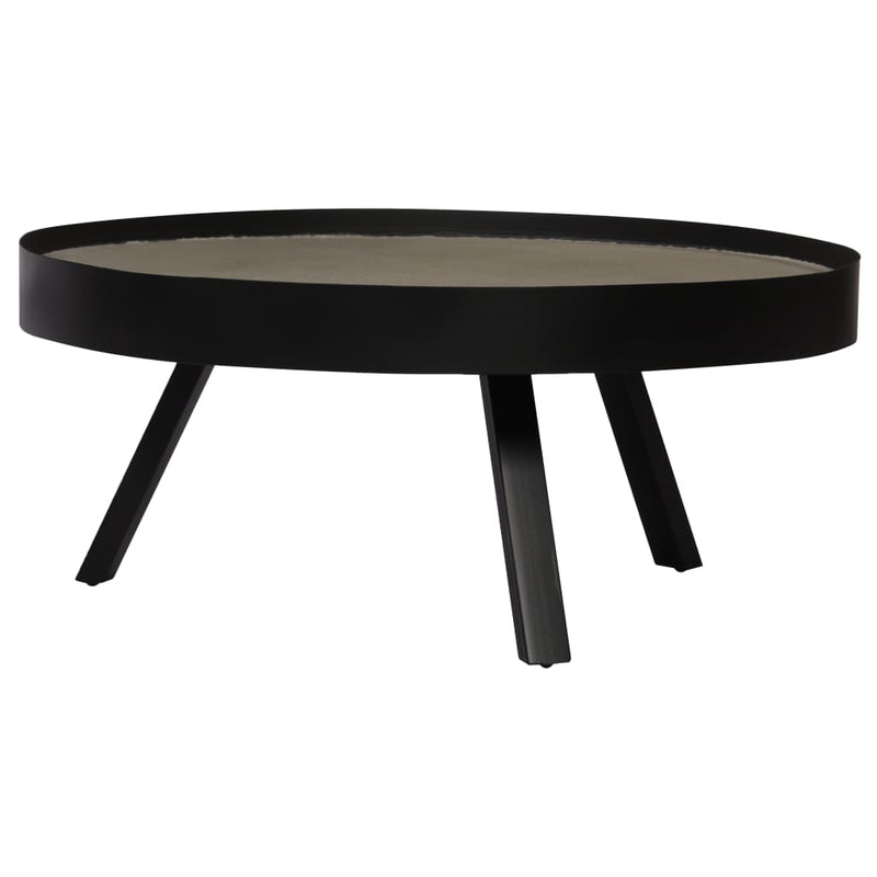 Coffee Table Concrete Top 74x32 cm