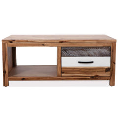 246043 vidaXL Coffee Table Solid Acacia Wood 90x50x37,5 cm 3