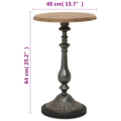 vidaXL End Table Solid Fir Wood 40x64 cm Brown 6