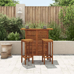 44007 vidaXL Bar Table 110x50x105 cm Solid Acacia Wood 3