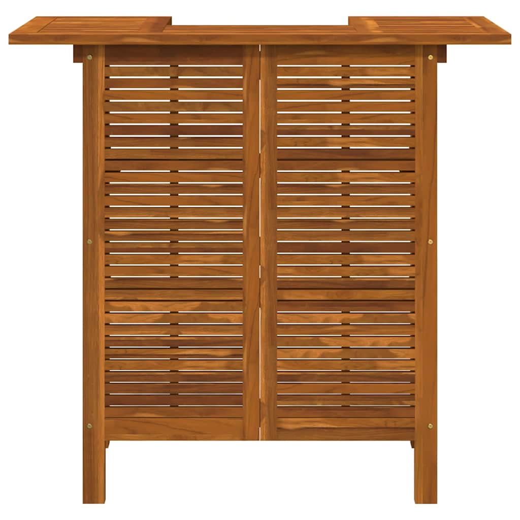 44007 vidaXL Bar Table 110x50x105 cm Solid Acacia Wood 4