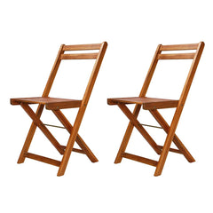 44015 vidaXL 3 Piece Folding Bistro Set Solid Acacia Wood 3