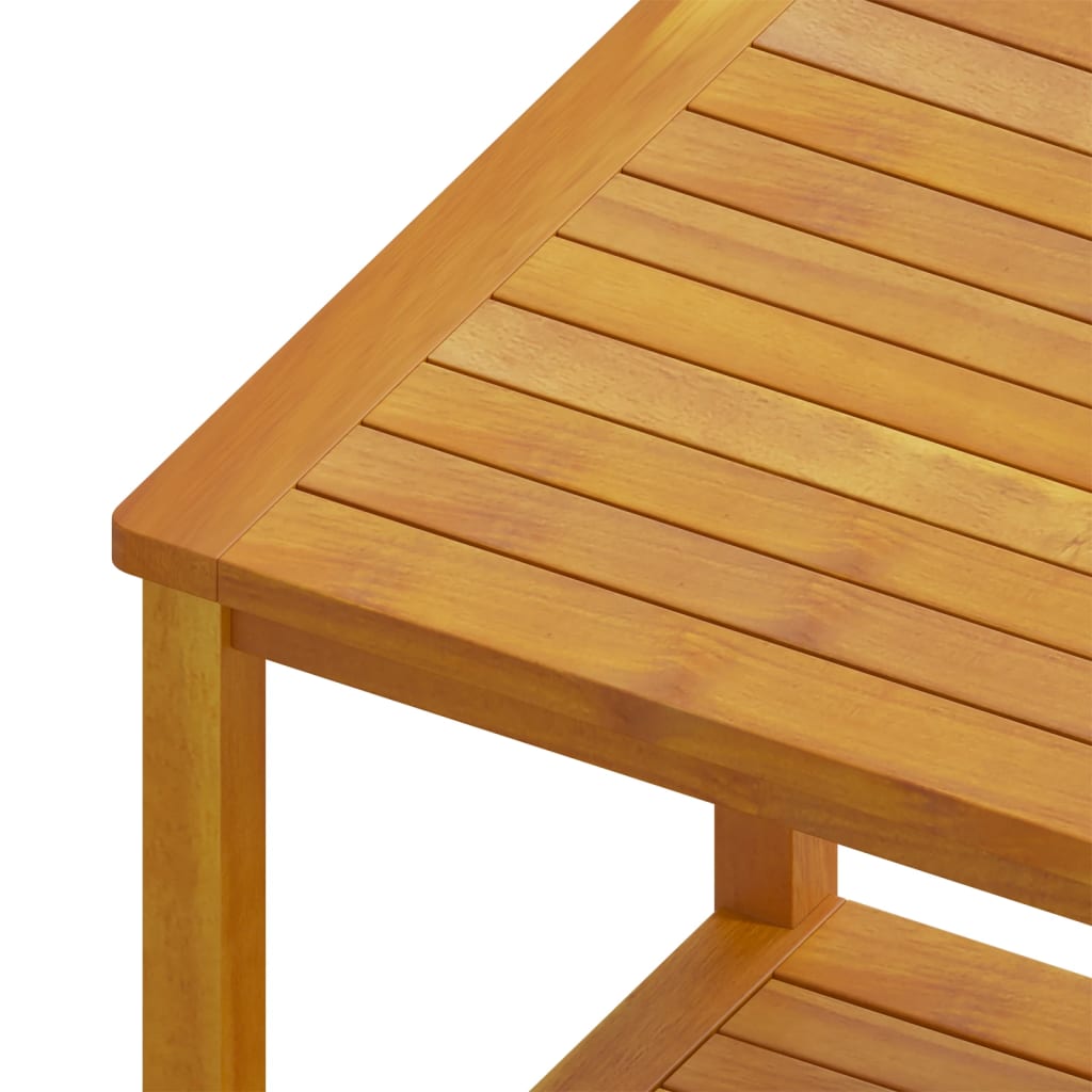 44128 vidaXL Side Table Solid Acacia Wood 45x45x45 cm 5