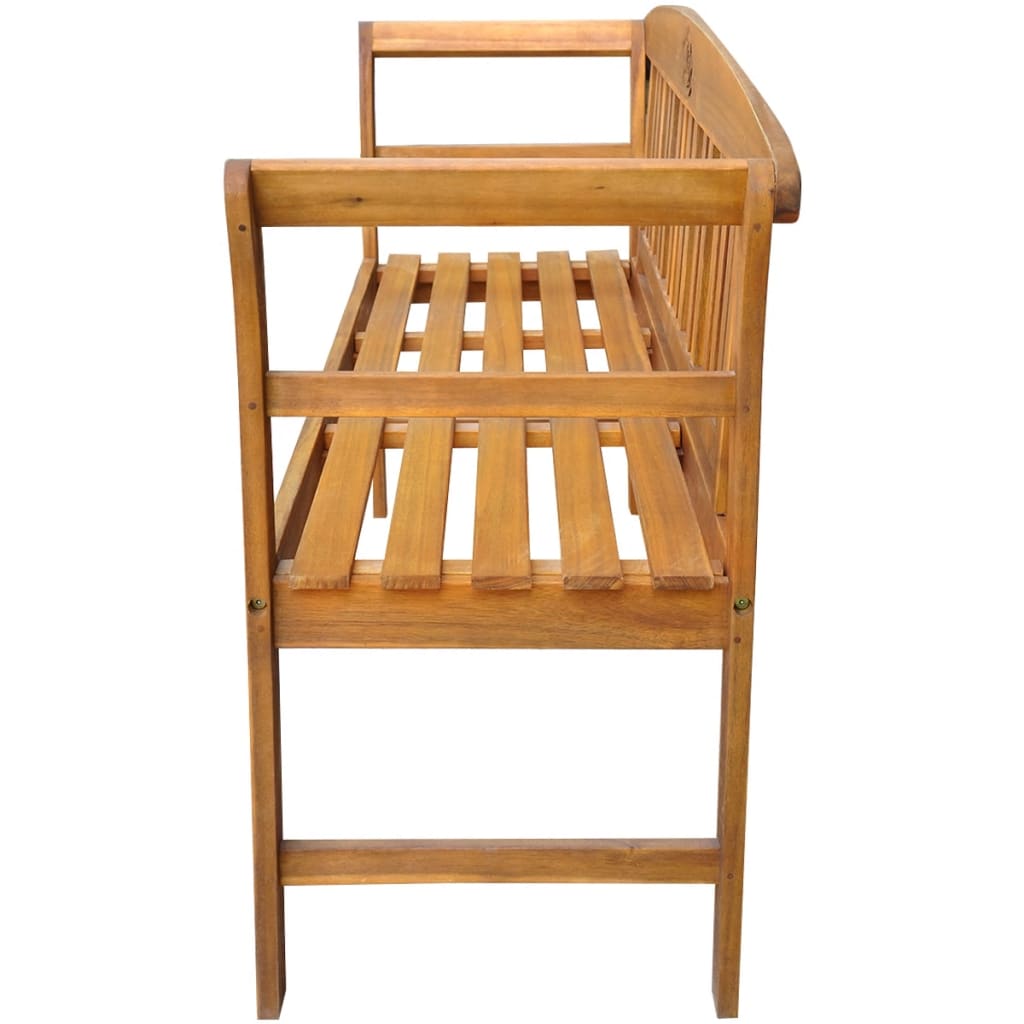 44131 vidaXL Garden Bench 157 cm Solid Acacia Wood 3