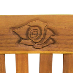 44131 vidaXL Garden Bench 157 cm Solid Acacia Wood 4