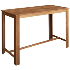 vidaXL Bar Table Solid Acacia Wood 150x70x105 cm 2