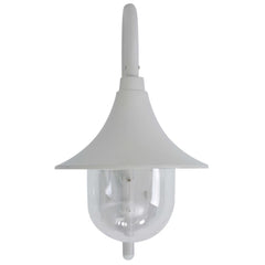 vidaXL Outdoor Wall Light | White | Aluminium and PVC | Medium 2