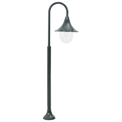 vidaXL Garden Post Light | Dark green | Aluminium, PVC | Medium | Durable 2