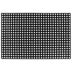 vidaXL Doormat | Black | 100% Rubber | 80x120 cm | Anti-Fatigue Mat 1