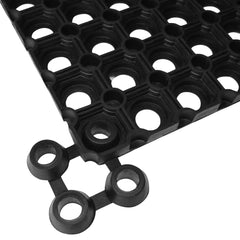 vidaXL Doormat | Black | 100% rubber | 100 x 150 cm | Non-slip 5
