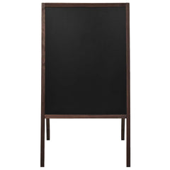 Double-sided Blackboard Cedar Wood Free Standing 60 cm 80 cm