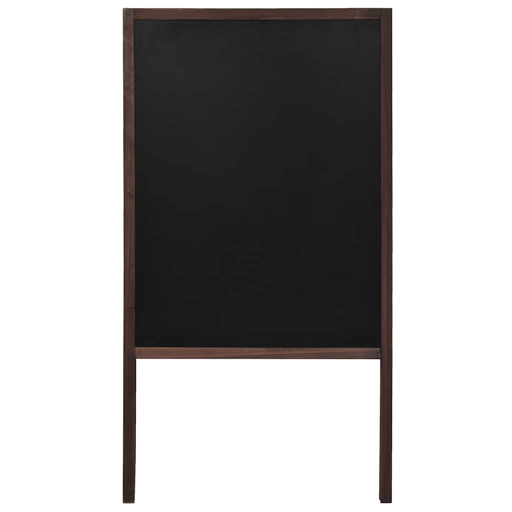 Double-sided Blackboard Cedar Wood Free Standing 60 cm 80 cm