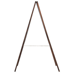 Double-sided Blackboard Cedar Wood Free Standing 60 cm 80 cm