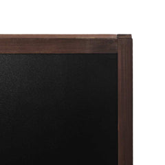Double-sided Blackboard Cedar Wood Free Standing 60 cm 80 cm