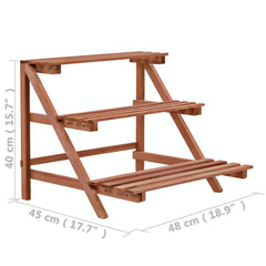 vidaXL Plant Stand | Brown | Solid Cedar Wood | Medium | Durable | Plant Stand 6
