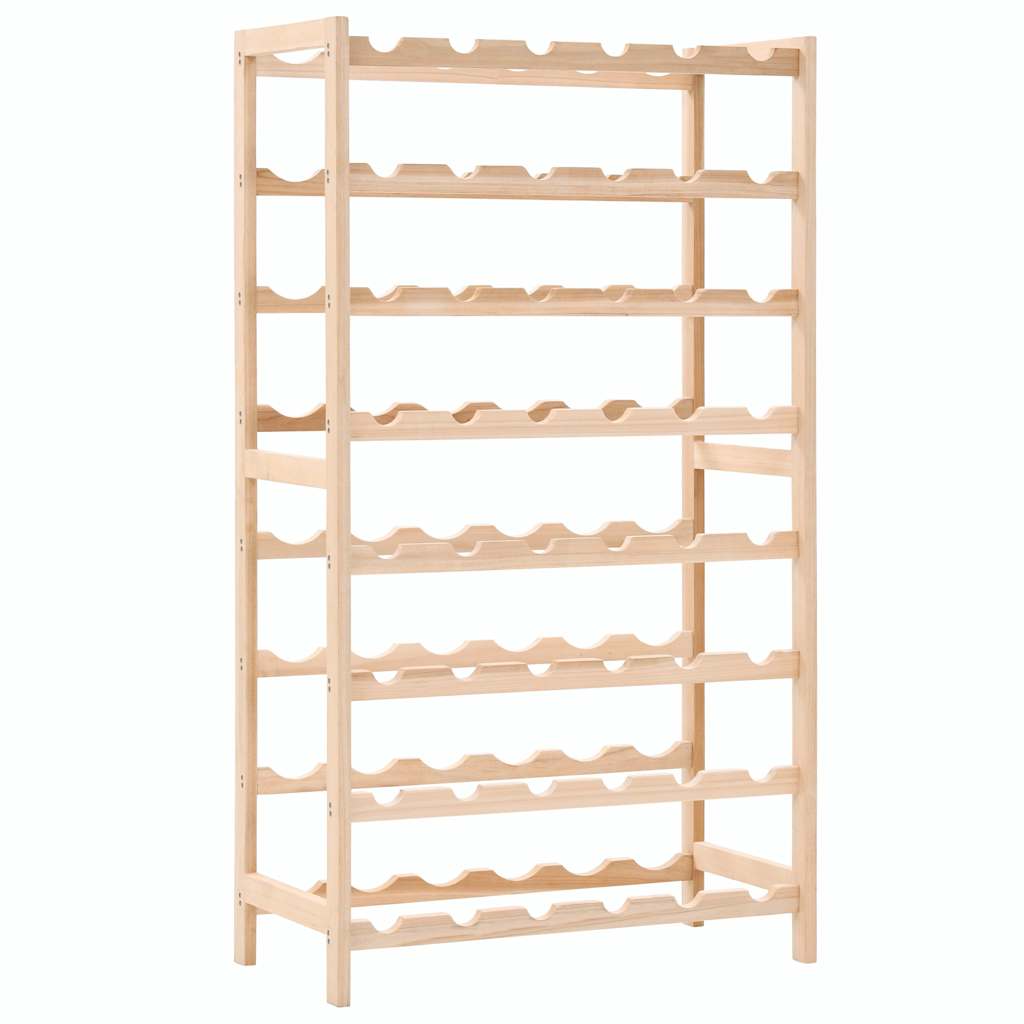 vidaXL Wine Rack Cedar Wood 57.5x28x102 cm 1