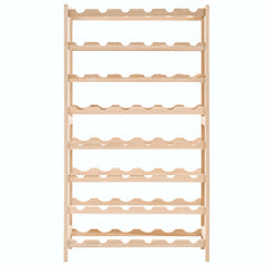 vidaXL Wine Rack Cedar Wood 57.5x28x102 cm 3