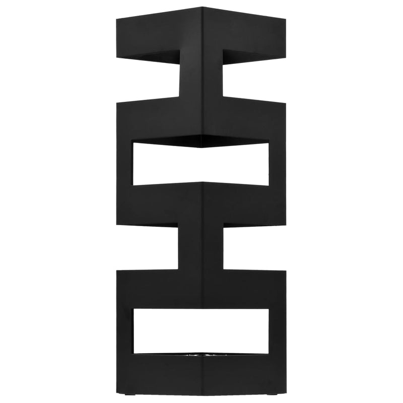 Umbrella Stand Tetris Steel Black