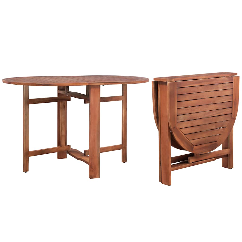 vidaXL Garden Table 120x70x74 cm Solid Acacia Wood 1