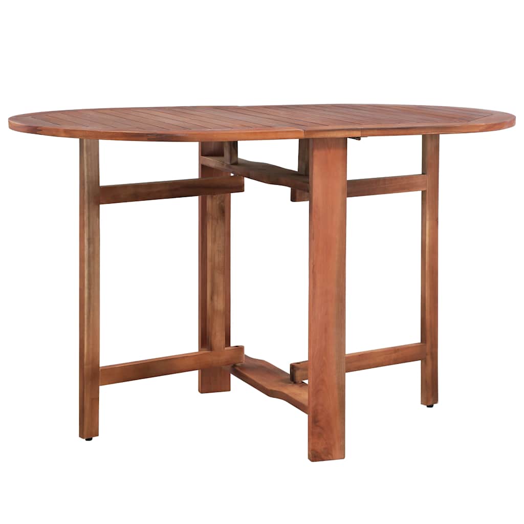 vidaXL Garden Table 120x70x74 cm Solid Acacia Wood 2