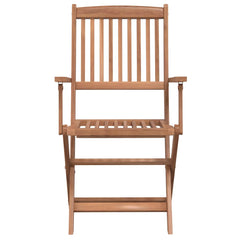 vidaXL 5 Piece Folding Outdoor Dining Set Solid Acacia Wood 5
