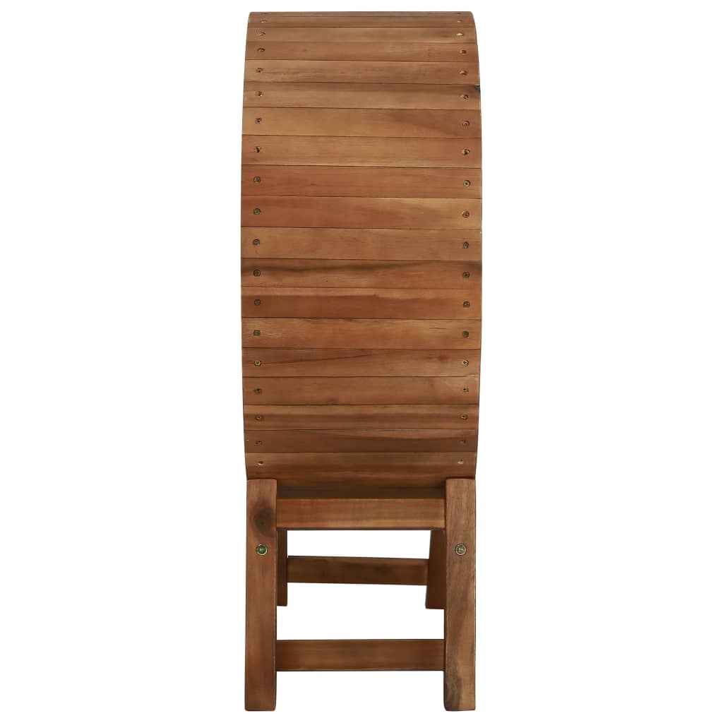 vidaXL Wine Rack 13 Bottles Solid Acacia Wood 3