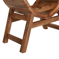vidaXL Wine Rack 13 Bottles Solid Acacia Wood 4