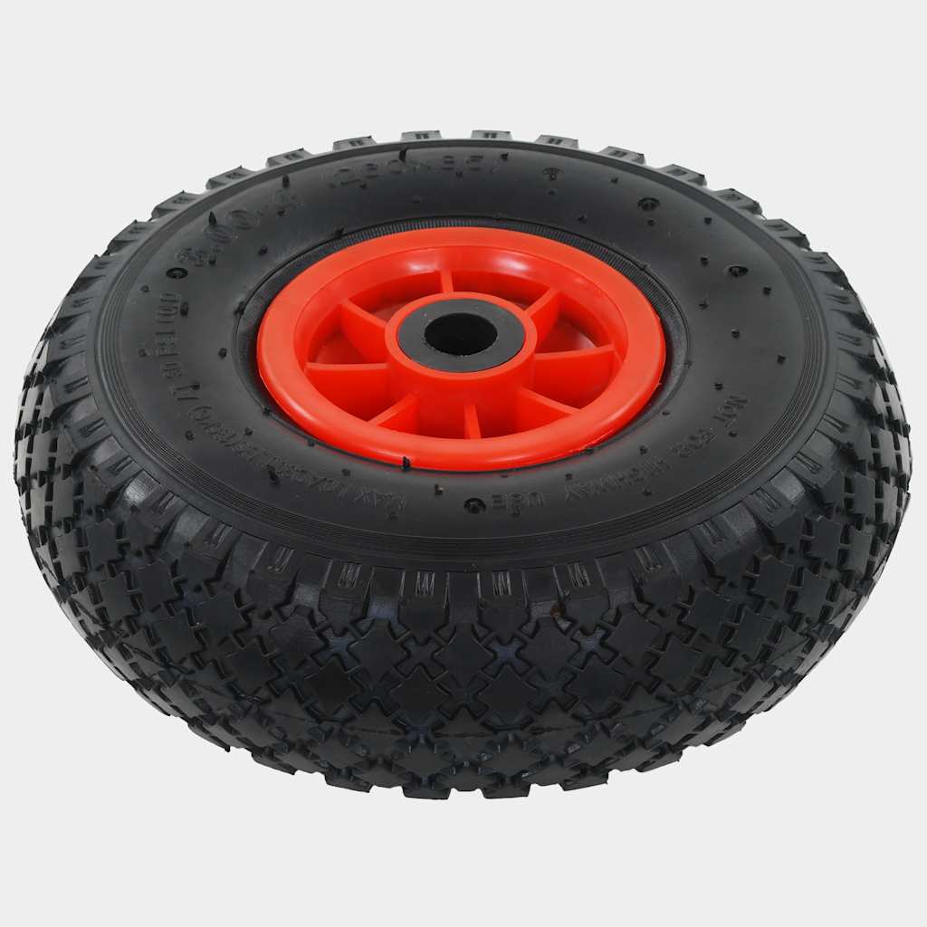 vidaXL Sack Truck Wheels 4 pcs Rubber 3.00-4 (245x82) 3