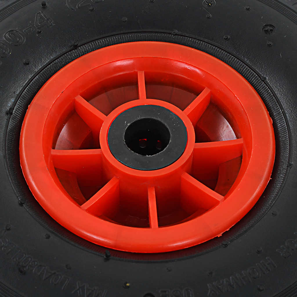 vidaXL Sack Truck Wheels 4 pcs Rubber 3.00-4 (245x82) 5